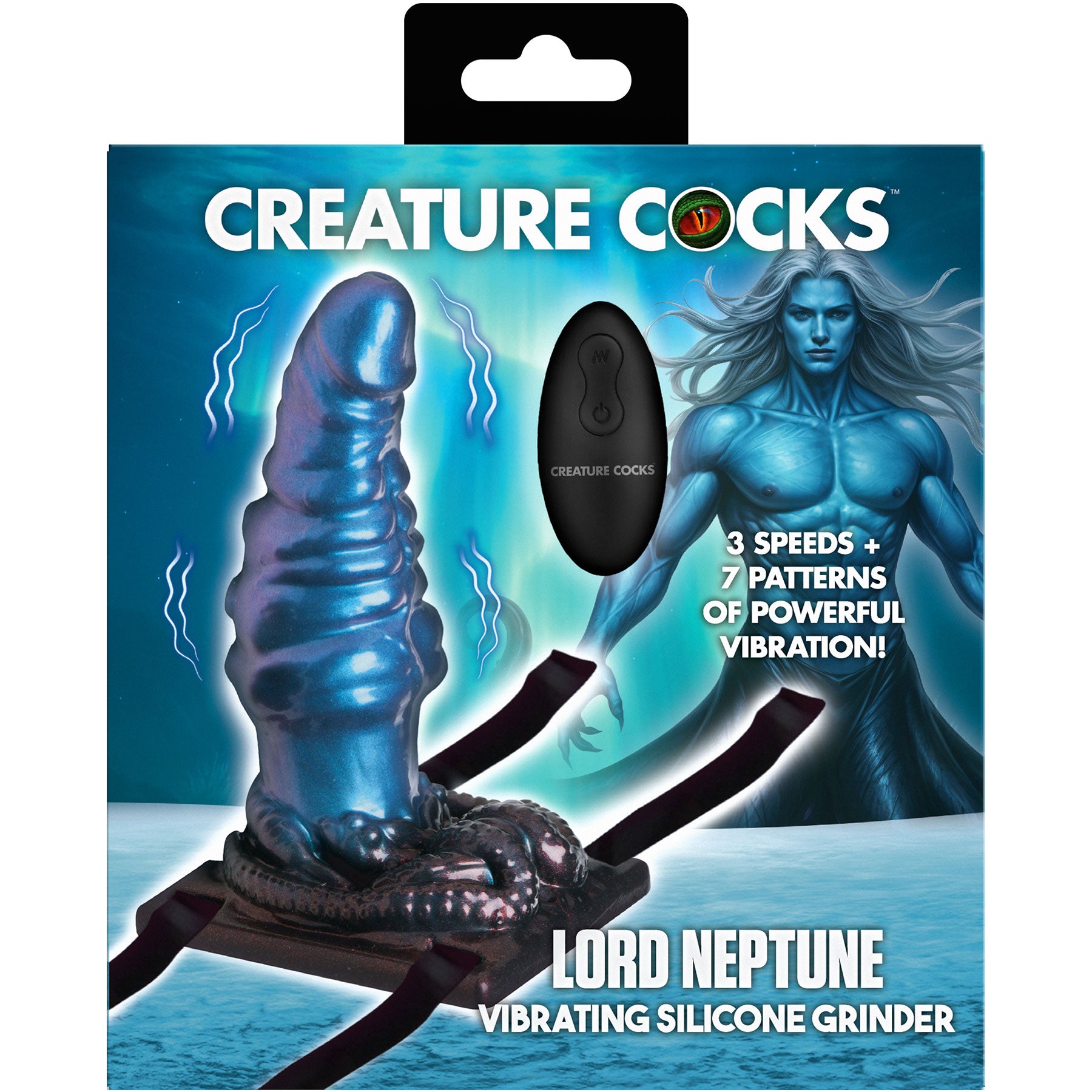 Lord Neptune Vibrating Grinder with Remote Control By Creature Cocks