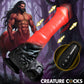 Ultimate Centaur Thrusting & Vibrating Silicone Dildo With Remote By Creature Cocks