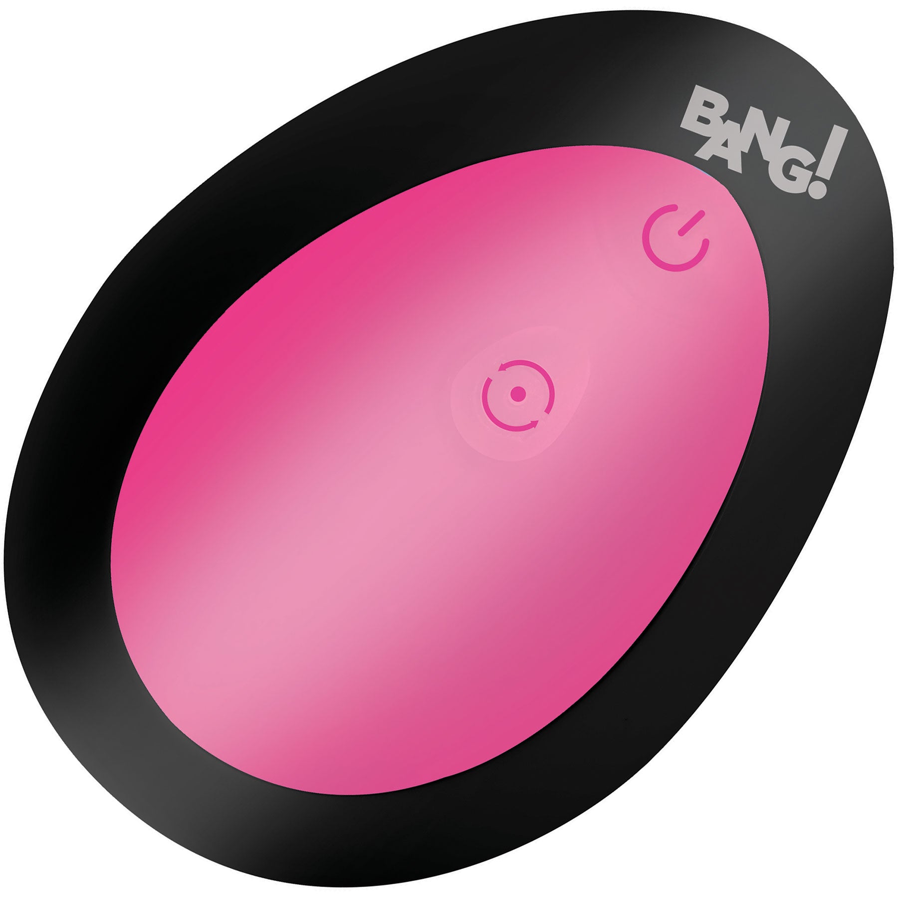 BANG! Thrusting & Vibrating Rechargeable Silicone Butt Plug - Pink