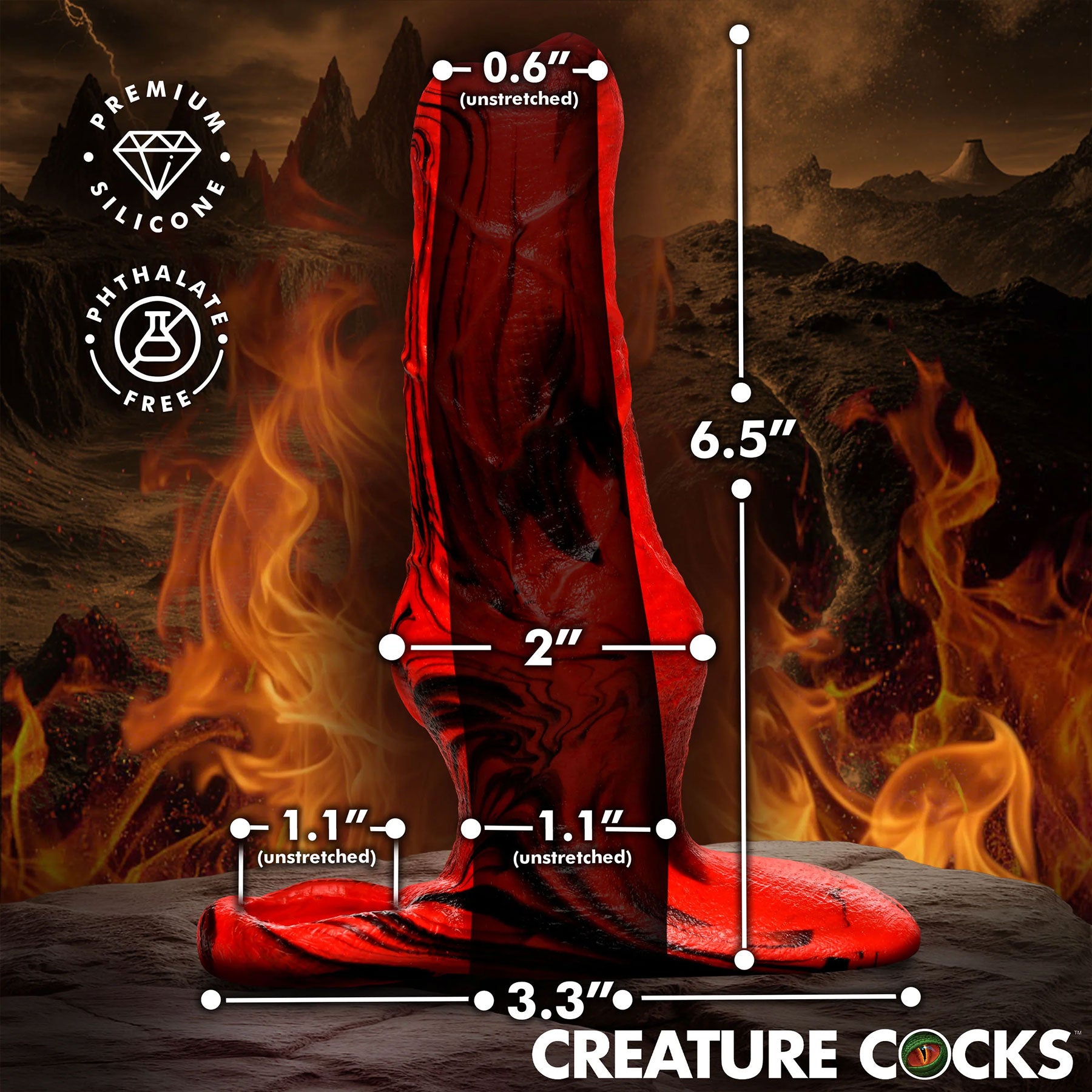 Hell Hound Silicone Penis Enhancer By Creature Cocks