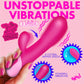 Bang! Clit Tapping Rechargeable Silicone Rabbit Vibrator