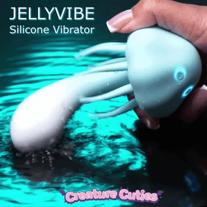 Creature Cuties Jellyvibe Rechargeable Silicone Vibrator - In Motion