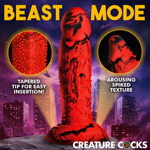 Gojira 7.3" Silicone Suction Cup Dildo By Creature Cocks