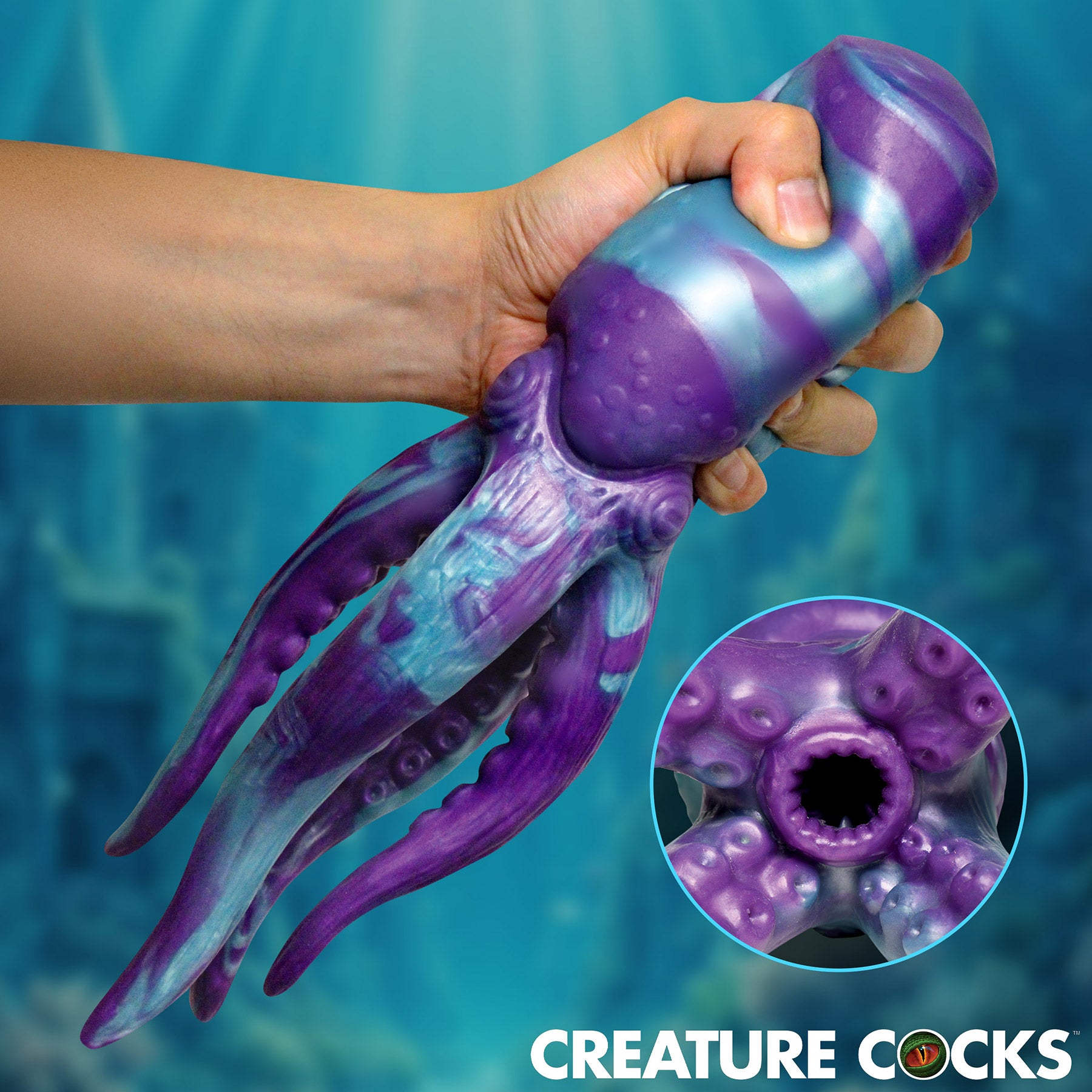 Tenta Stroke Silicone Penis Masturbator By Creature Cocks