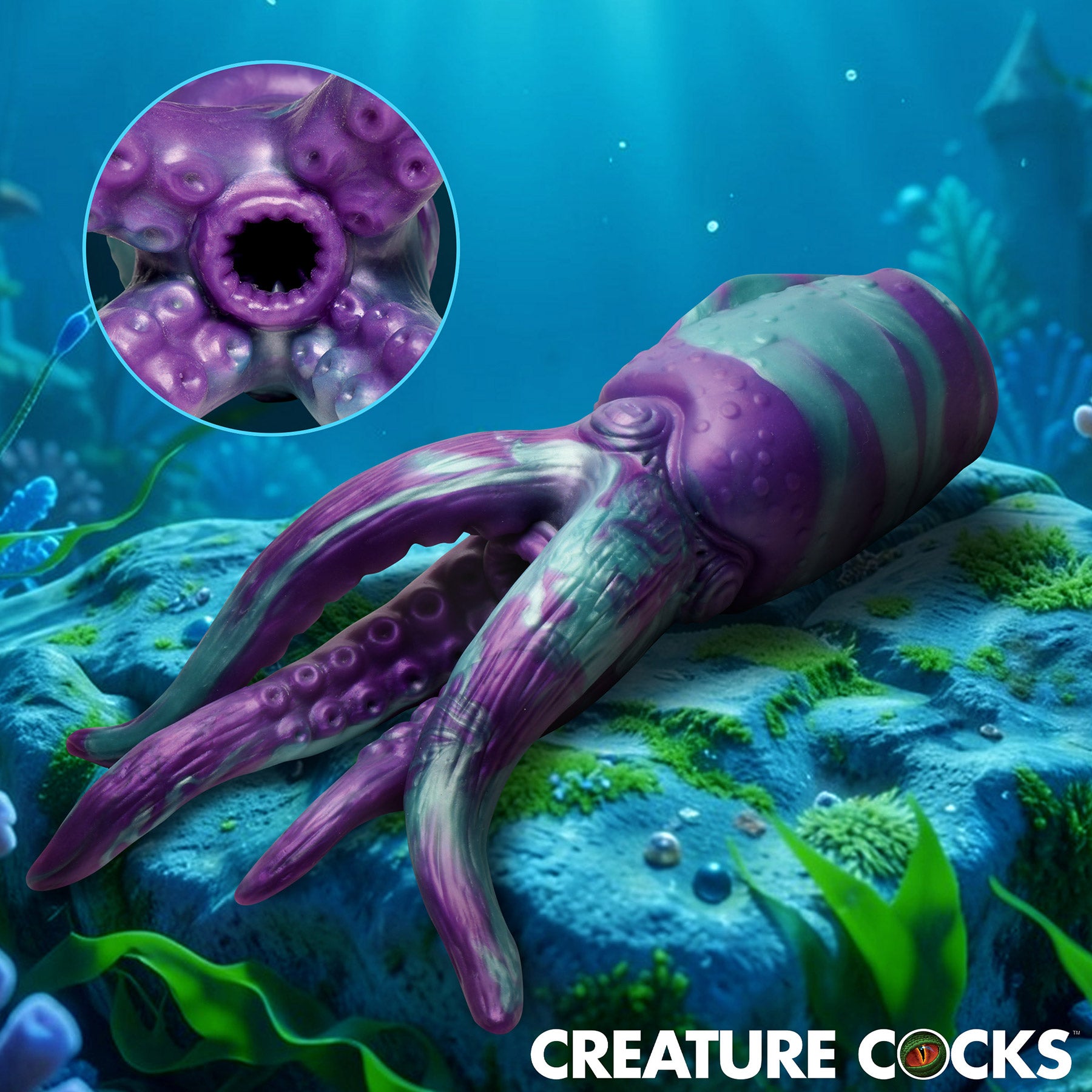 Tenta Stroke Silicone Penis Masturbator By Creature Cocks