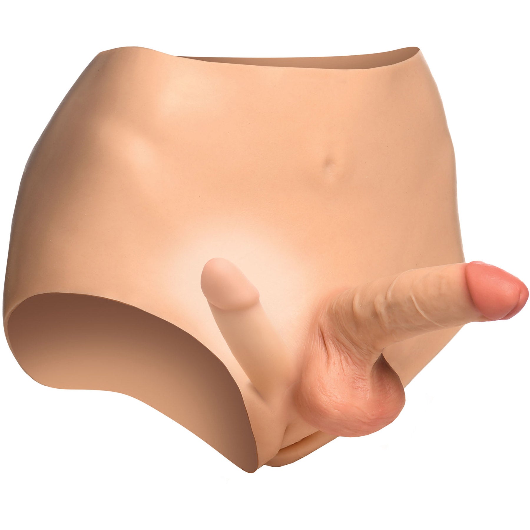 Master Series Double Boner Briefs Silicone Penis Panty