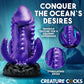 Leviathan 7" Silicone Suction Cup Dildo By Creature Cocks