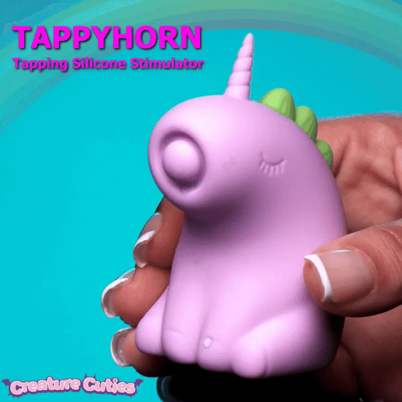 Creature Cuties Tappyhorn Tapping Rechargeable Silicone Stimulator