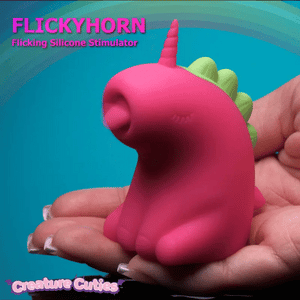 Creature Cuties Flickyhorn Flicking Rechargeable Silicone Stimulator