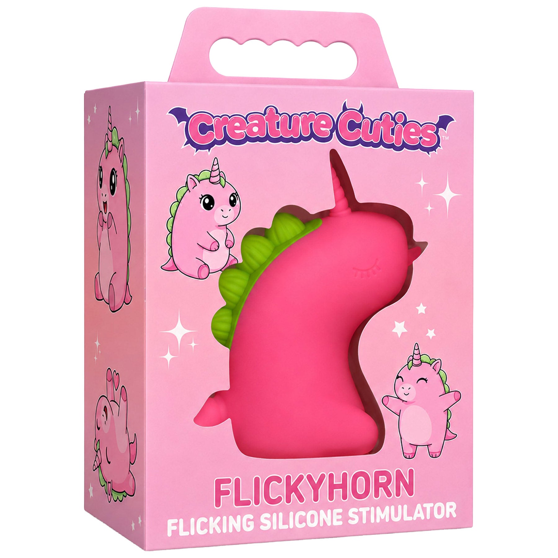 Creature Cuties Flickyhorn Flicking Rechargeable Silicone Stimulator