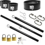 Master Series Stainless Steel Dominion Bar With Collar & Restraints