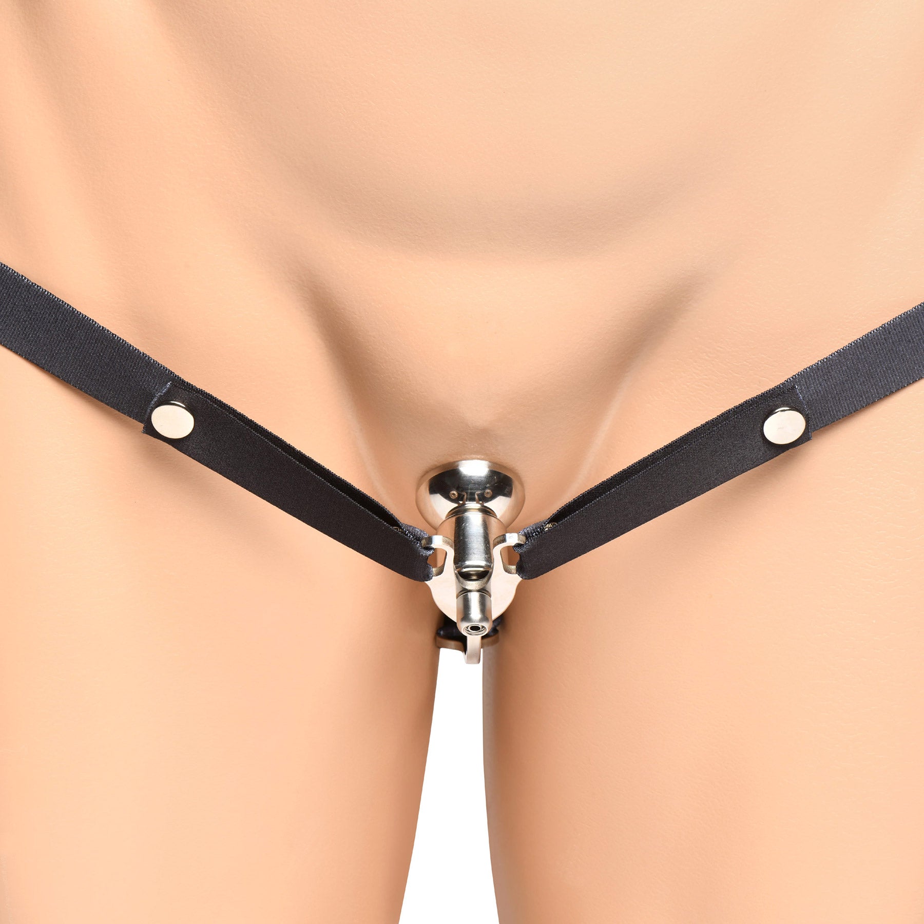 Master Series Sissy Vice Push-In Chastity Cage