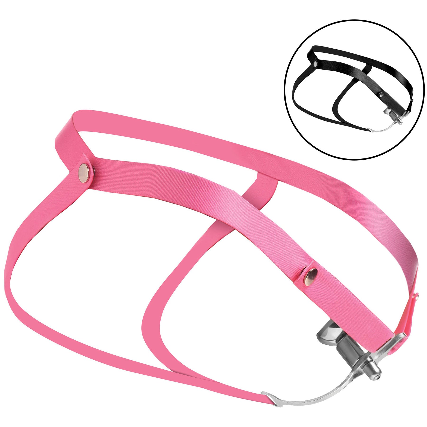 Master Series Sissy Vice Push-In Chastity Cage