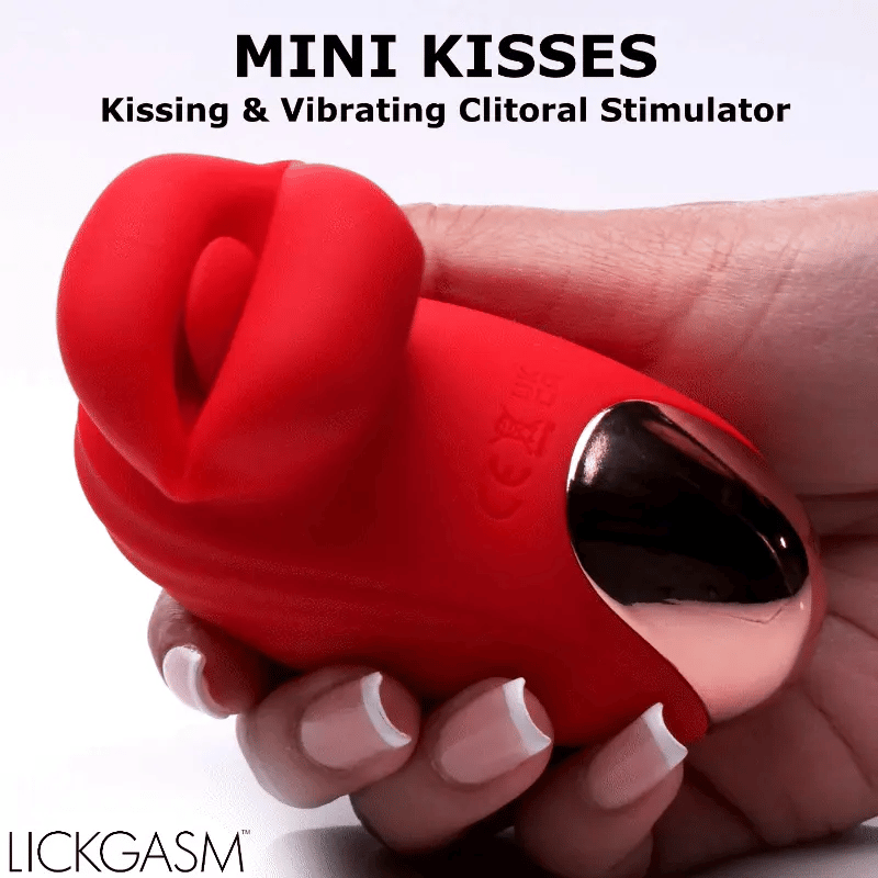 Lickgasm Mini Kisses Kissing & Vibrating Rechargeable Clitoral Stimulator