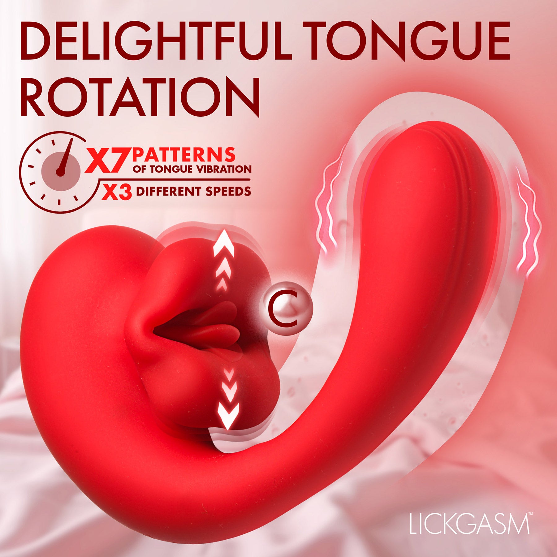 Lickgasm G-Kiss Kissing G-Spot Rechargeable Vibrator