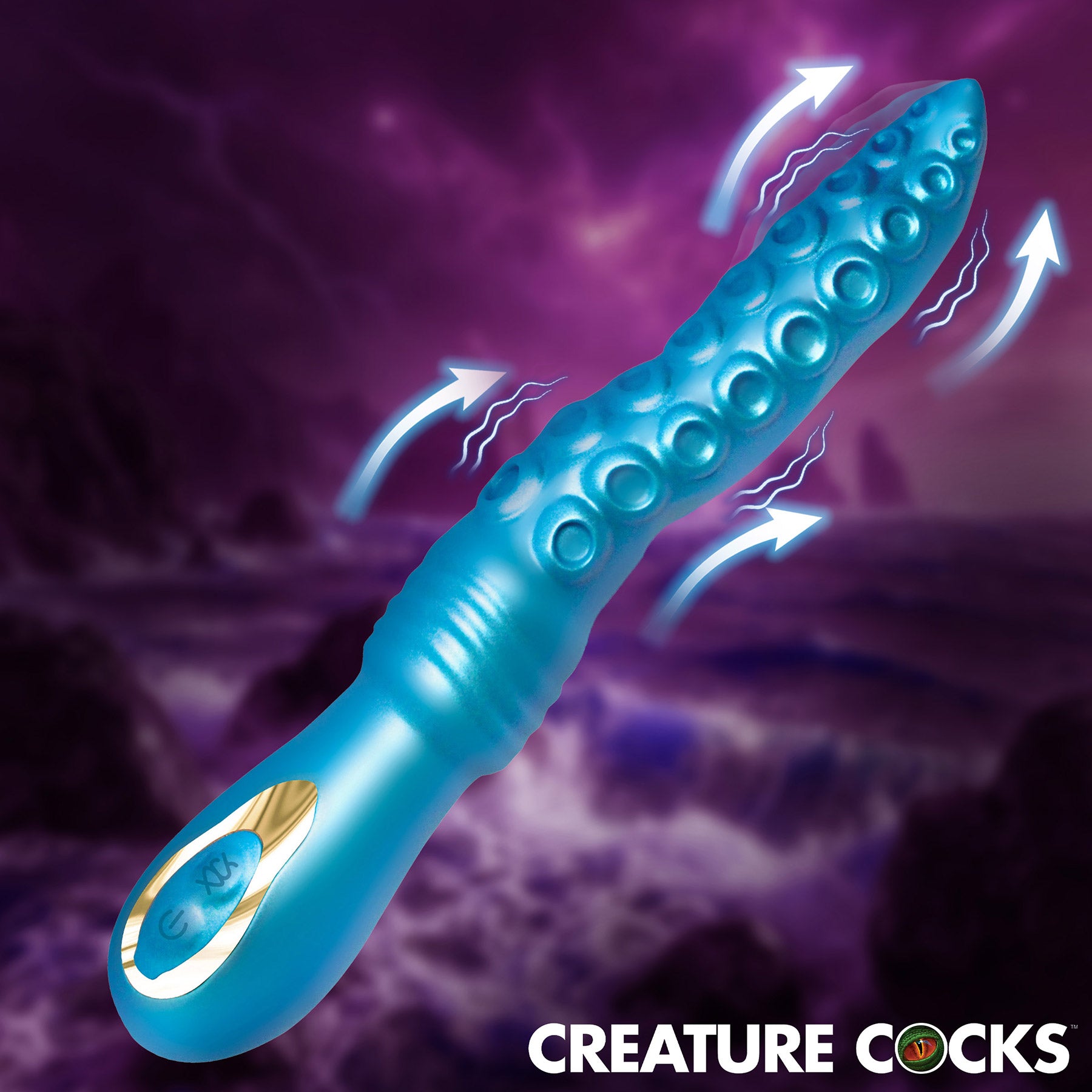 Tenta-Squirm Squirming Rechargeable Silicone Vibrator By Creature Cocks