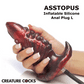 Asstopus Tentacle Inflatable Silicone Anal Plug By Creature Cocks - Large