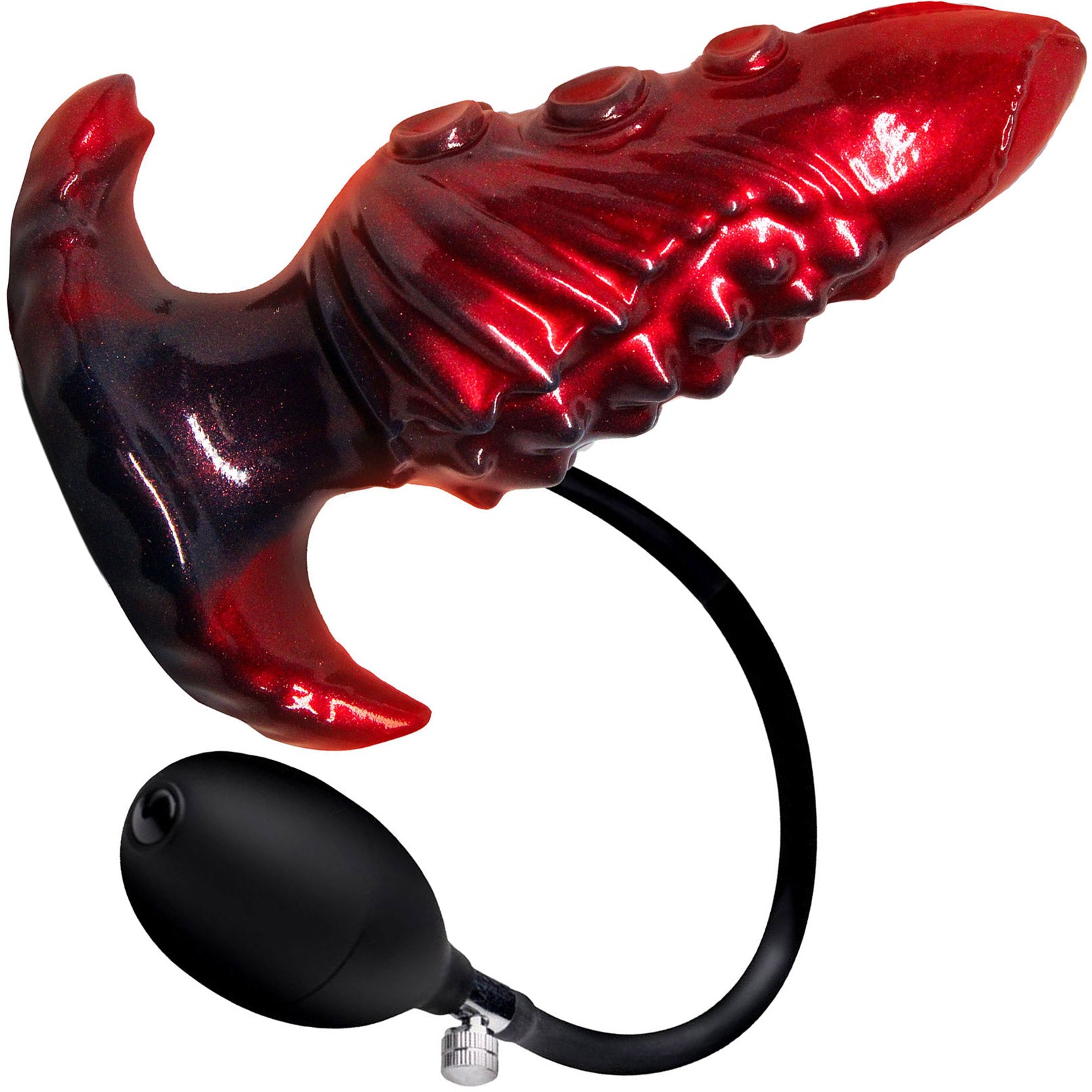Asstopus Tentacle Inflatable Silicone Anal Plug By Creature Cocks - Large