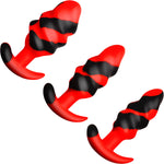 Dragon Trainer Silicone Butt Plug Set By Creature Cocks - 3 Piece Set