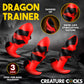 Dragon Trainer Silicone Butt Plug Set By Creature Cocks - 3 Piece Set
