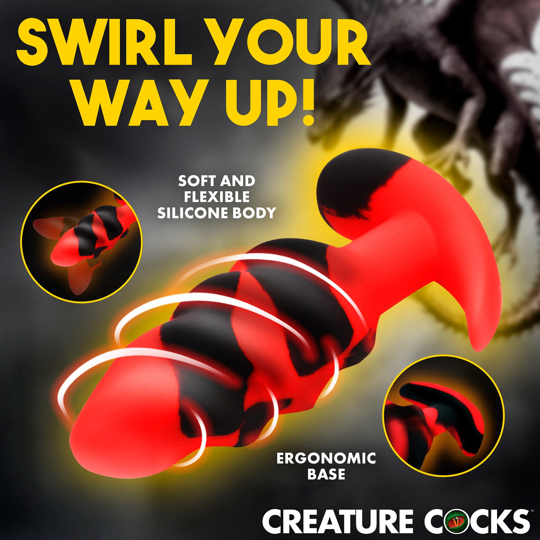 Dragon Trainer Silicone Butt Plug Set By Creature Cocks - 3 Piece Set