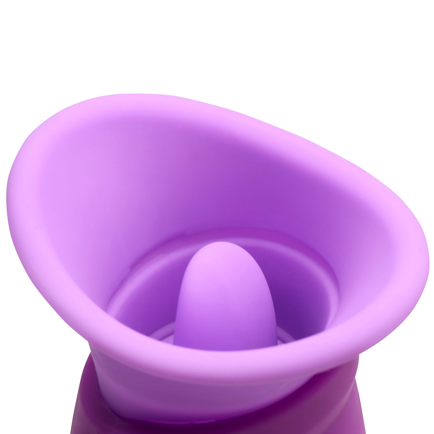 Lickgasm Licking Violet - Sucking Licking Rechargeable Silicone Vibrator