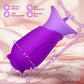 Lickgasm Licking Violet - Sucking Licking Rechargeable Silicone Vibrator