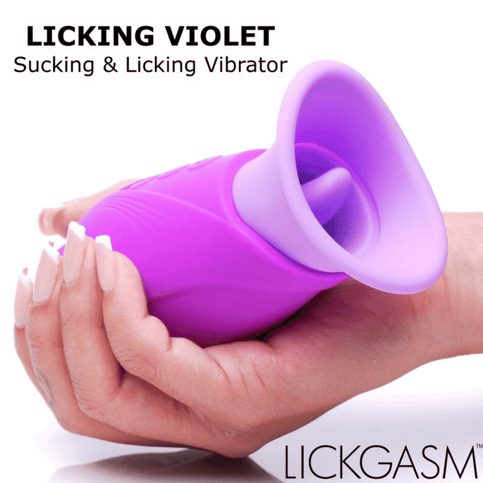 Lickgasm Licking Violet | Sucking Licking Silicone Vibrator Lickgasm Licking Violet | Sucking Licking Silicone Vibrator