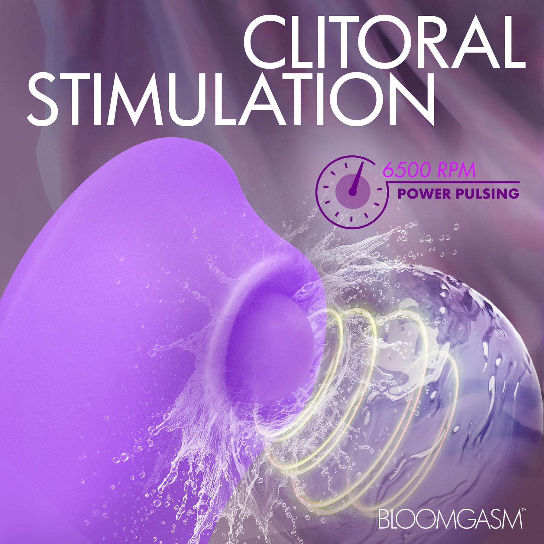 Bloomgasm Pulsing Pansy Rechargeable Clitoral Stimulator