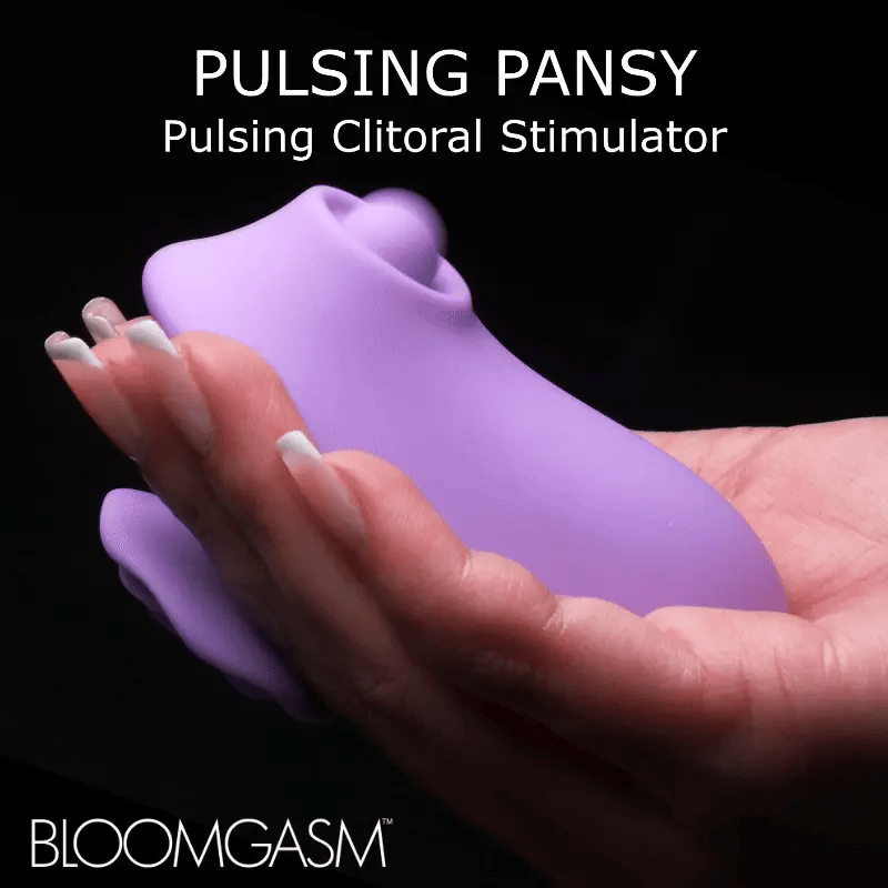Bloomgasm Pulsing Pansy Rechargeable Clitoral Stimulator
