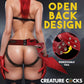 Drakona Dragon Tail Strap-On Harness with Dildo By Creature Cocks