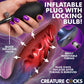 Anal Invader Inflatable Silicone Fantasy Butt Plug By Creature Cocks
