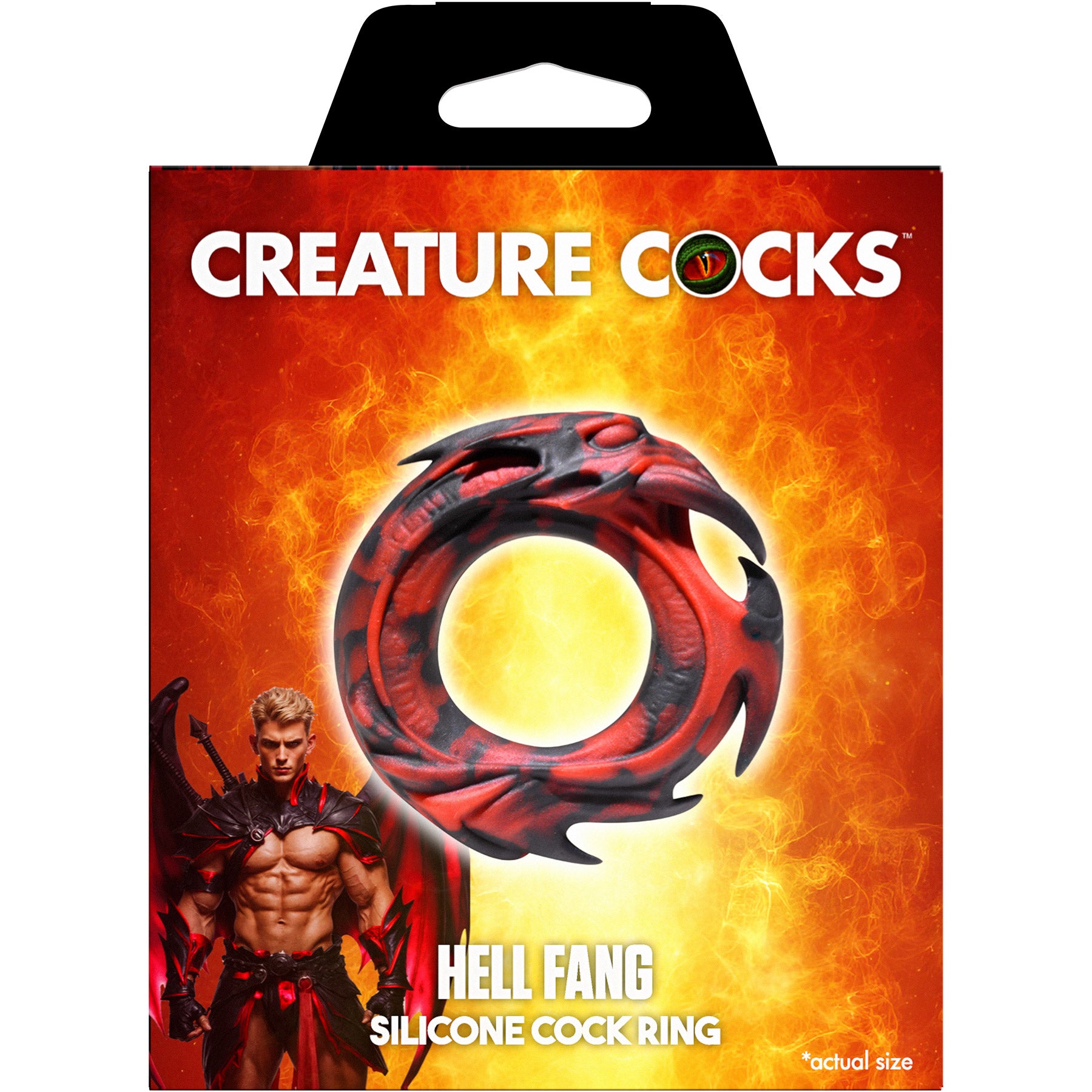 Hell Fang Silicone Cock Ring By Creature Cocks