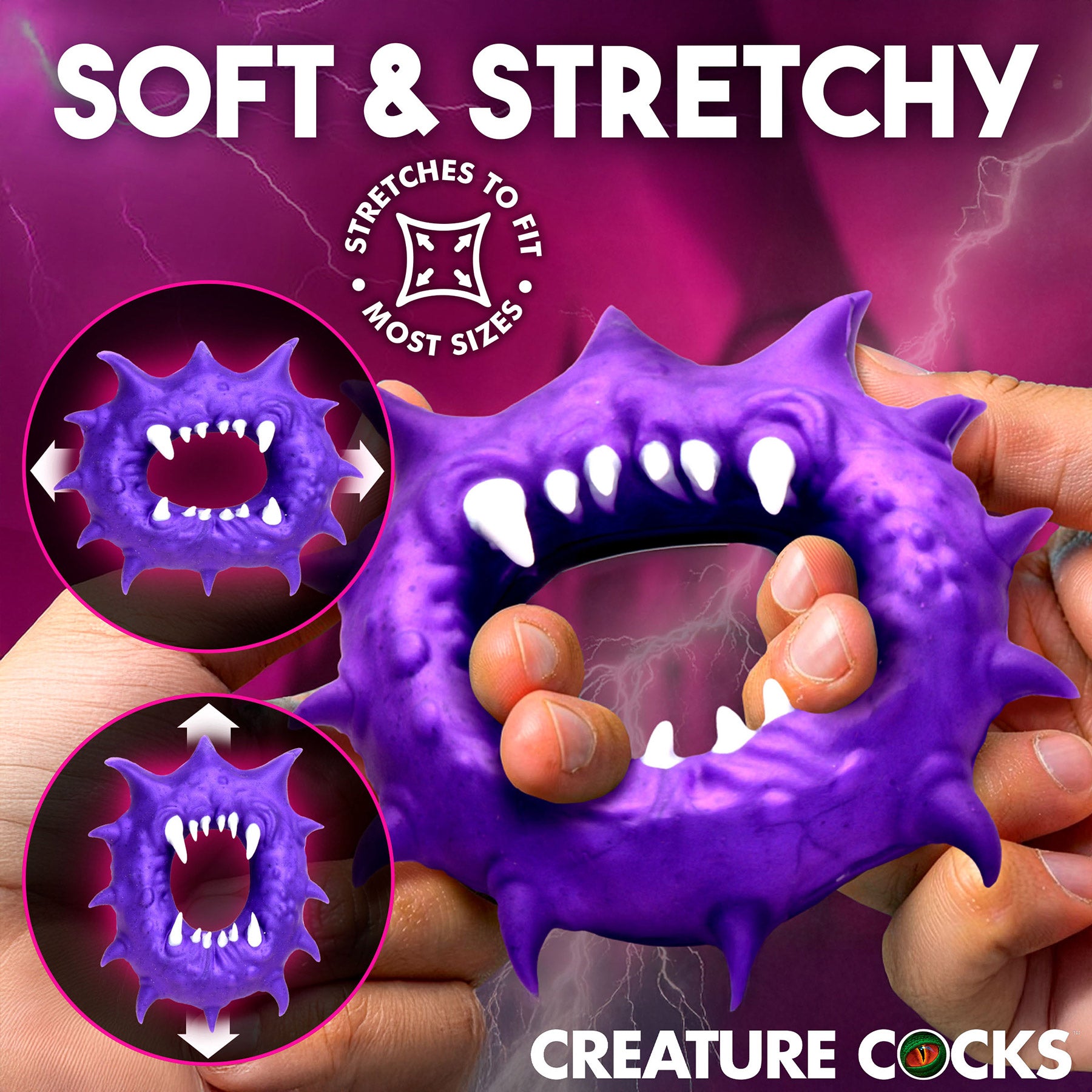 Constrictor Silicone Cock Ring By Creature Cocks