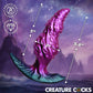 Octo-Twist Silicone Anal Plug By Creature Cocks