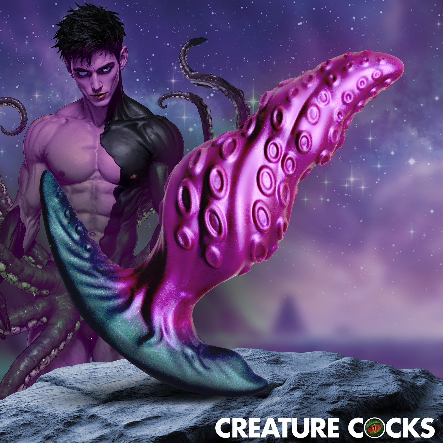 Octo-Twist Silicone Anal Plug By Creature Cocks Octo-Twist Silicone Anal Plug By Creature Cocks