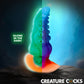 Glowtopus Glow-in-the-Dark Silicone Anal Plug By Creature Cocks