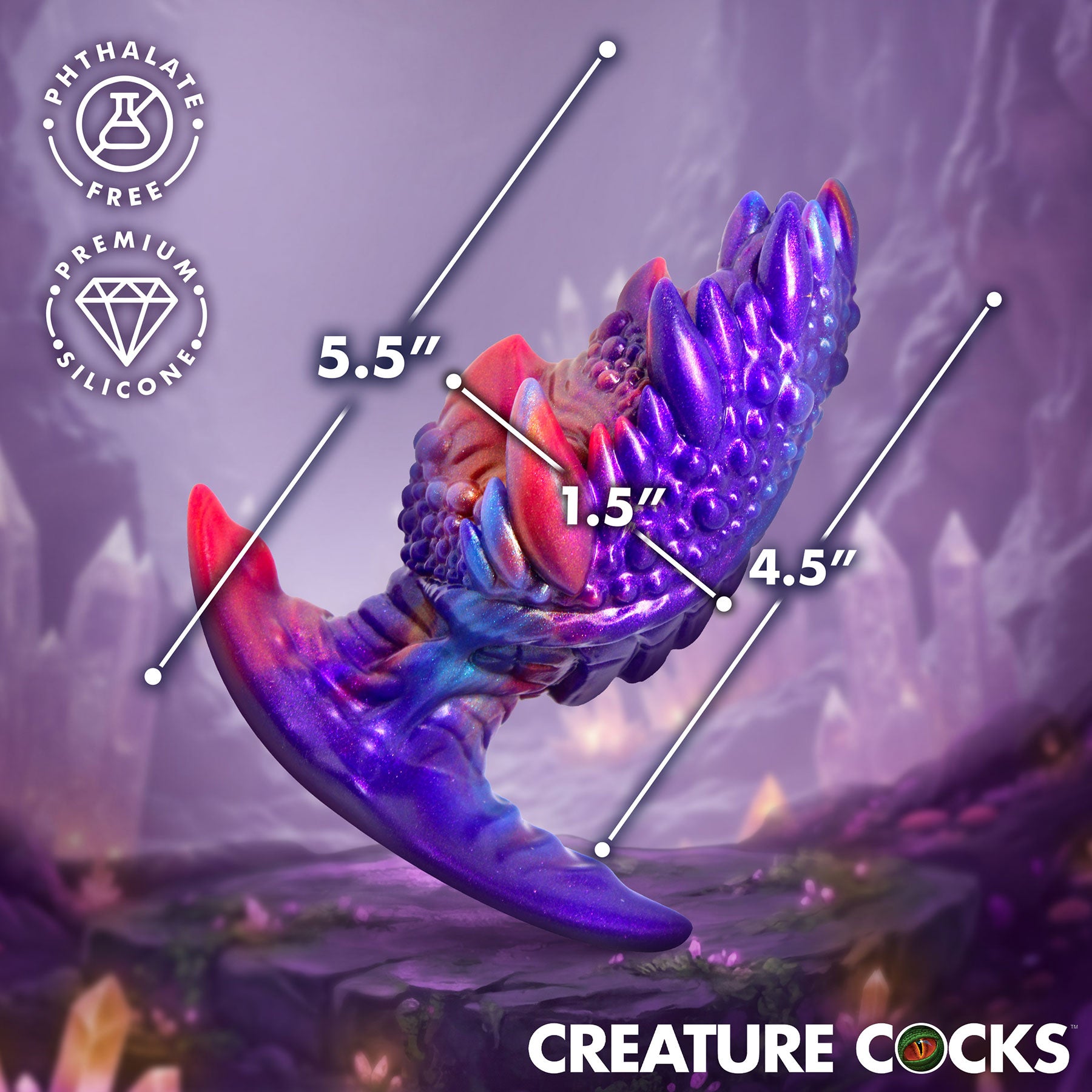 Volkron Silicone Butt Plug By Creature Cocks