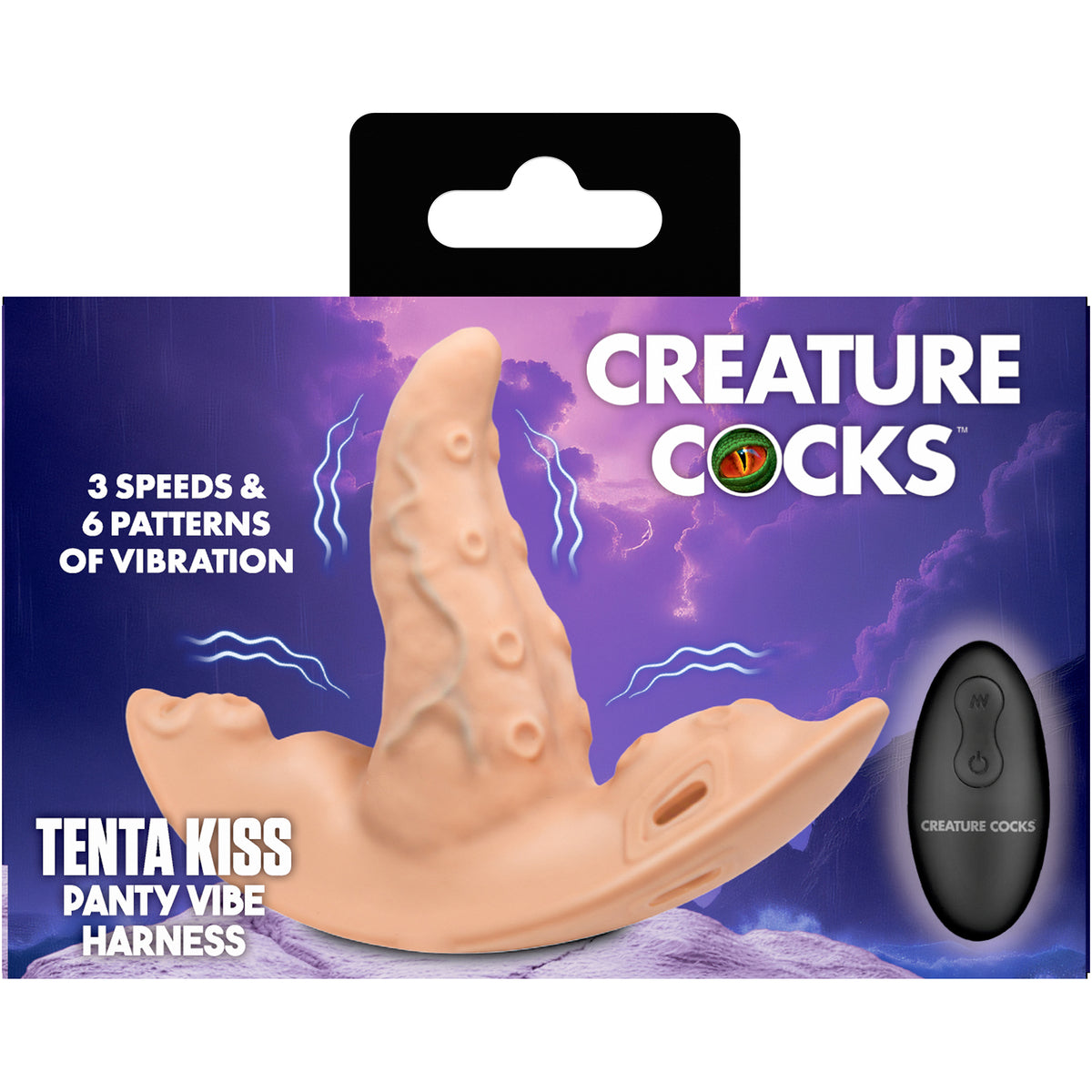 Tenta Kiss Wearable Panty Vibe & Adjustable Harness By Creature Cocks