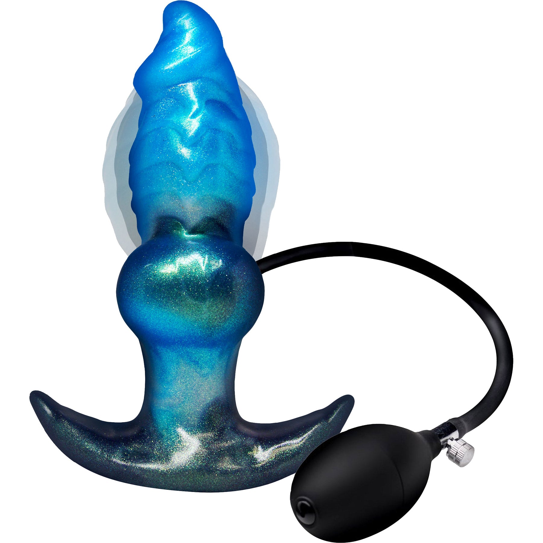 Blizzard Inflatable Silicone Anal Plug By Creature Cocks