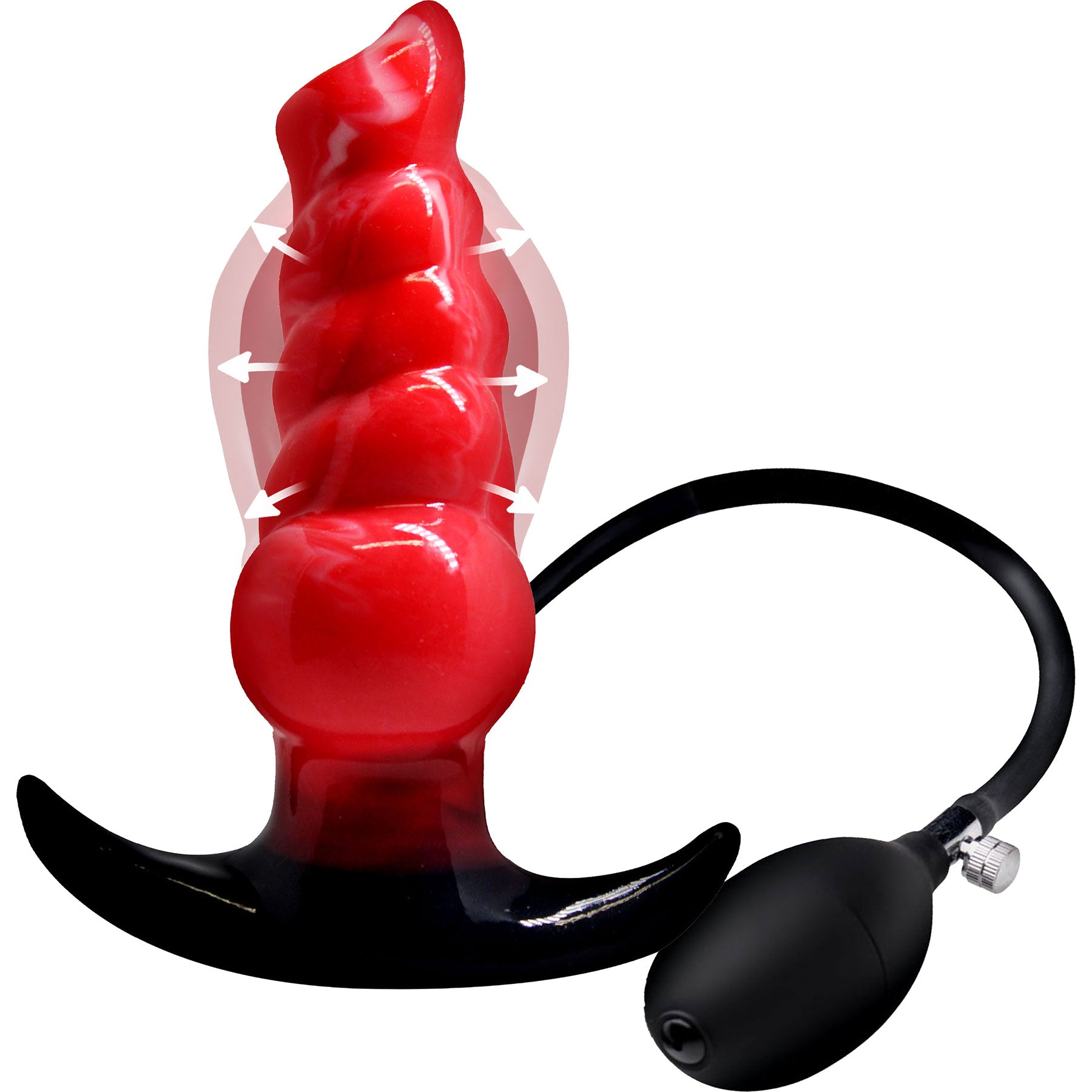 Blaze Inflatable Silicone Anal Plug By Creature Cocks