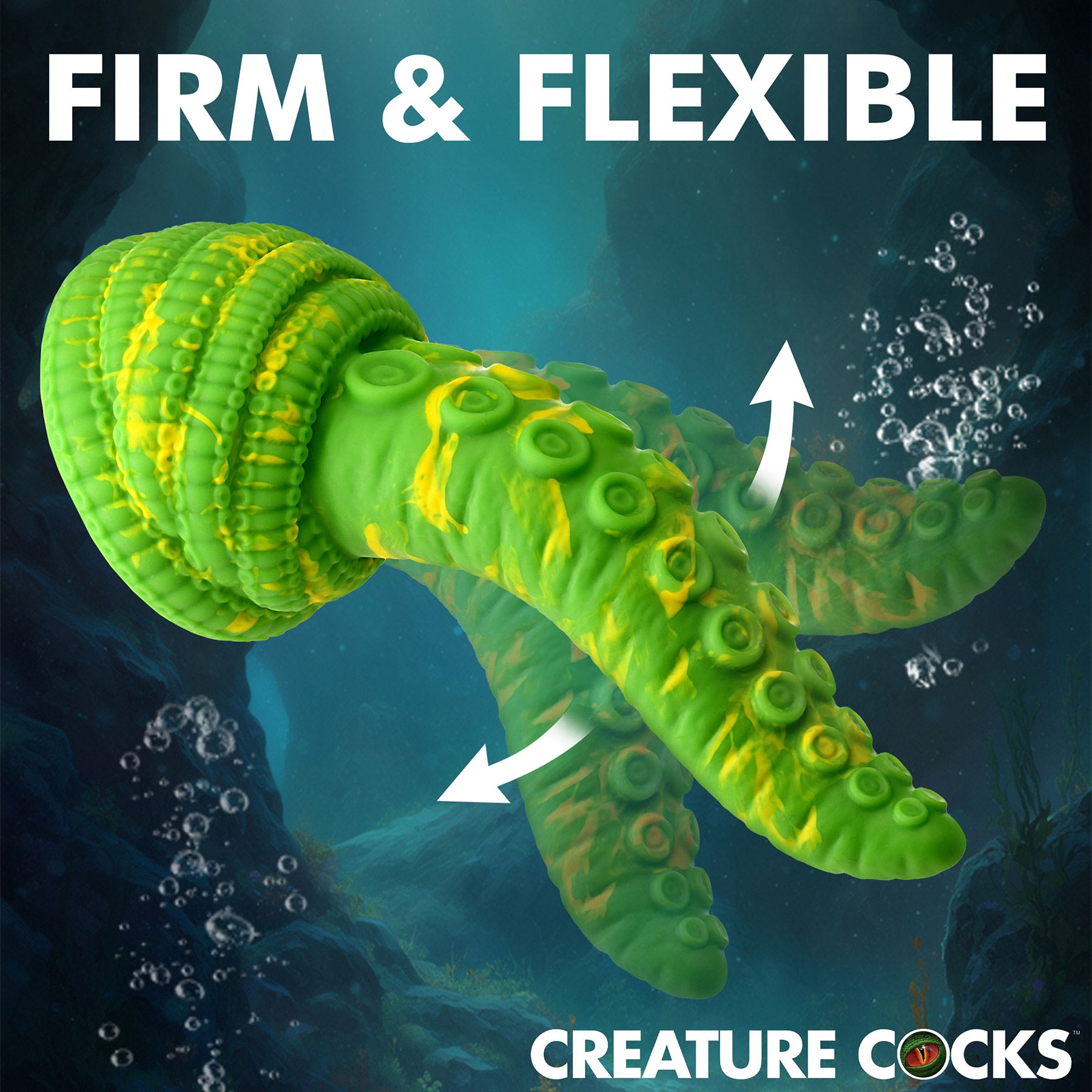 Tenta Head Silicone Wand Attachment By Creature Cocks