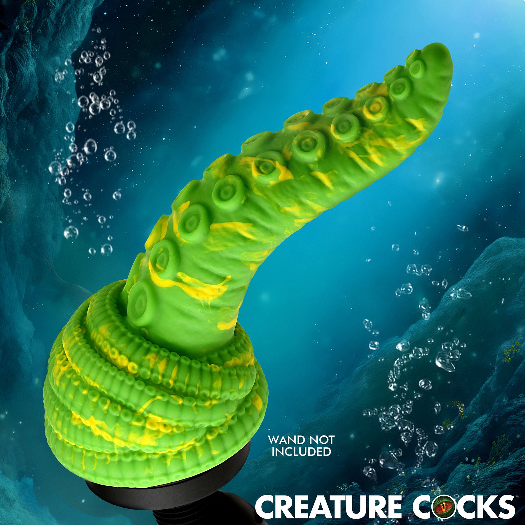 Tenta Head Silicone Wand Attachment By Creature Cocks
