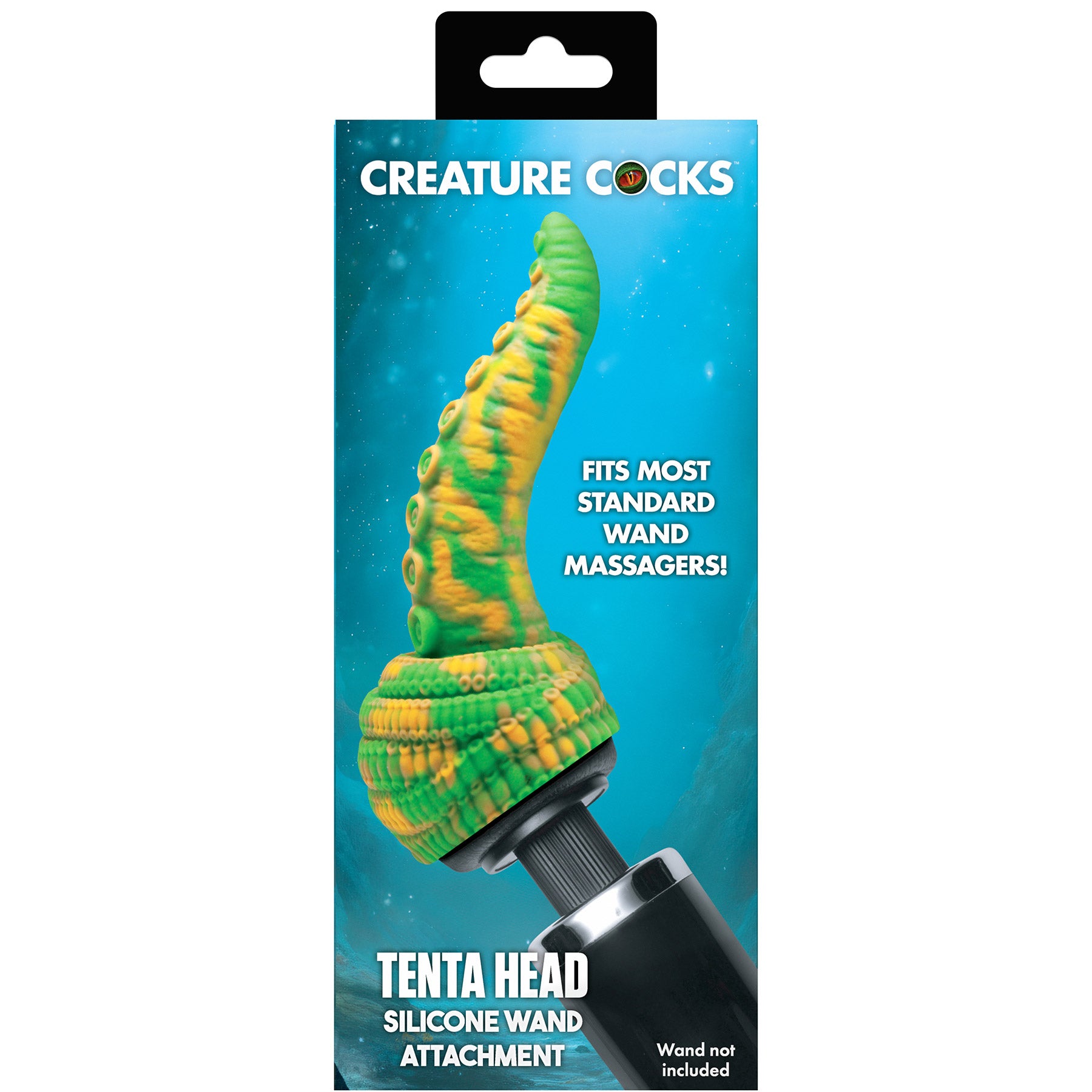 Tenta Head Silicone Wand Attachment By Creature Cocks