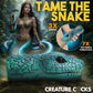 Python Vibrating Silicone Penis Masturbator By Creature Cocks