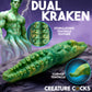 Dual Kraken Silicone Double Dildo By Creature Cocks