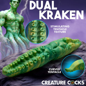 Dual Kraken Silicone Double Dildo By Creature Cocks