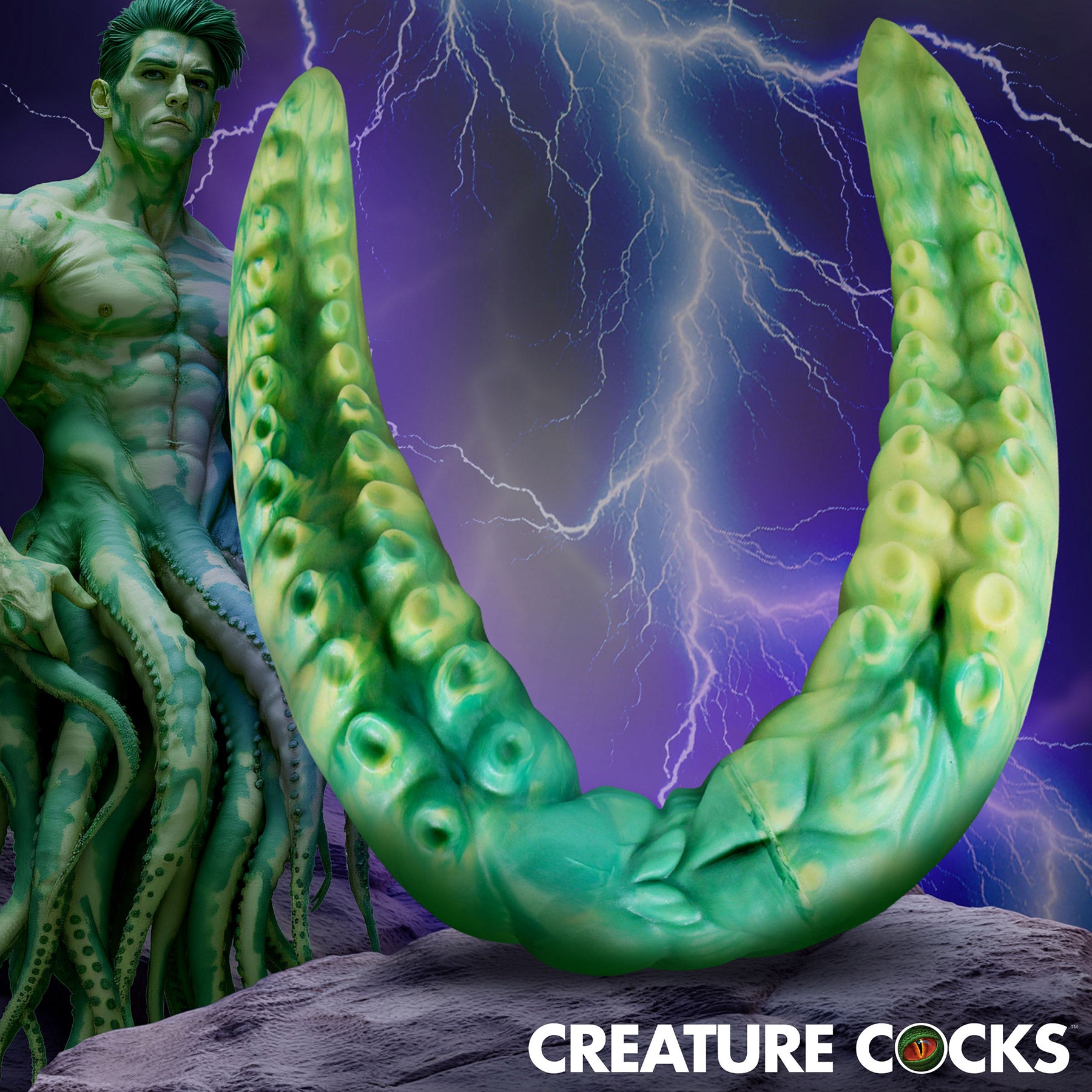 Dual Kraken Silicone Double Dildo By Creature Cocks