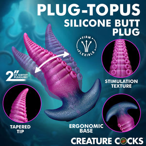 PlugTopus Silicone Fantasy Butt Plug By Creature Cocks