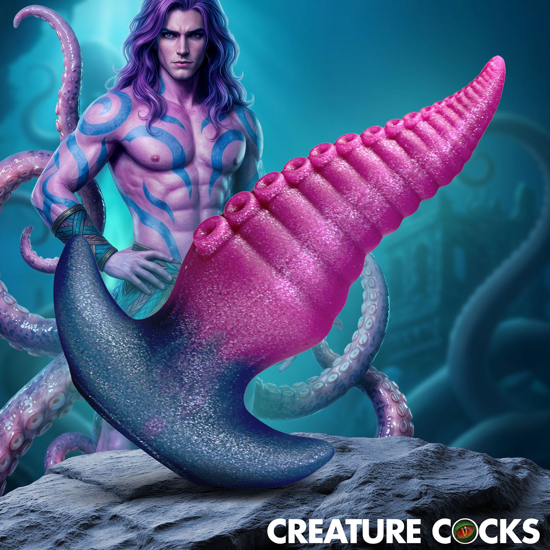 PlugTopus Silicone Fantasy Butt Plug By Creature Cocks